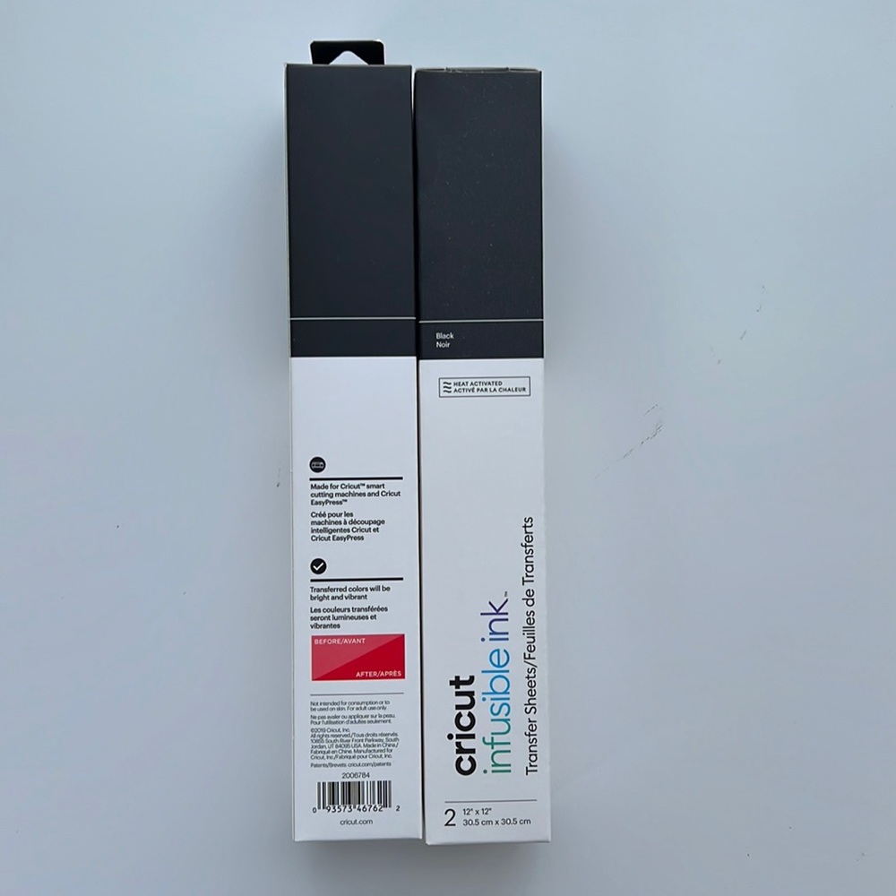 Cricut Infusible Ink - 2 pack - Color Black